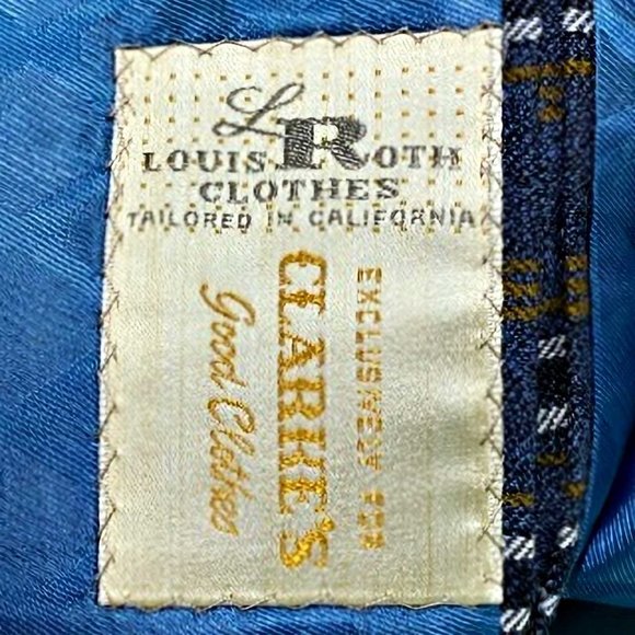 Vintage Louis Roth Blazer Jacket Size 44 Pristine - Picture 10 of 11